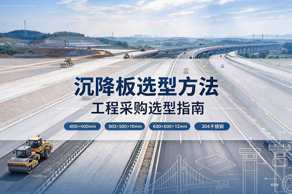 南康沉降板选择方法