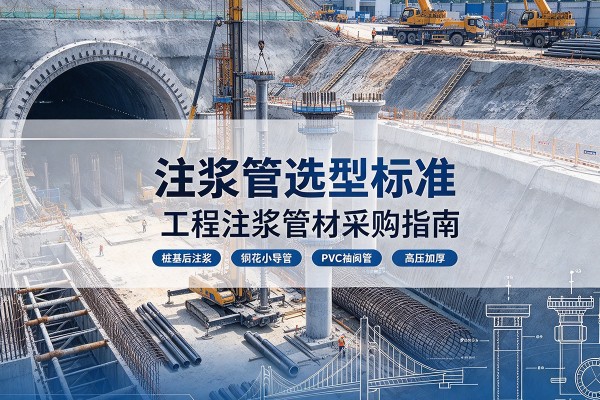 南康注浆管选型标准