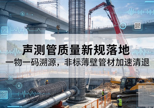 南康声测管质量新规落地，一物一码溯源，非标薄壁管材加速清退