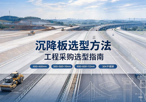 南康沉降板选择方法