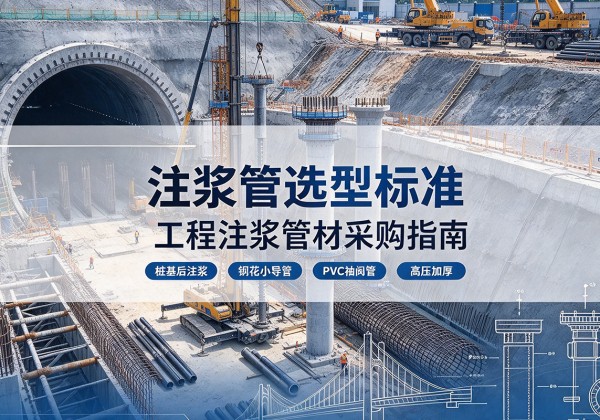 南康注浆管选型标准